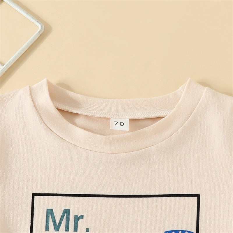 Independence Day Boys Summer Fashion Short Sleeve T-shirts+Shorts Set