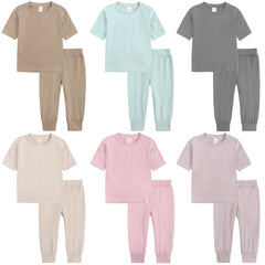 Cozy Kid Essential Boys/ Girls Breathable Pullover t-shirt +Pants 2pc set