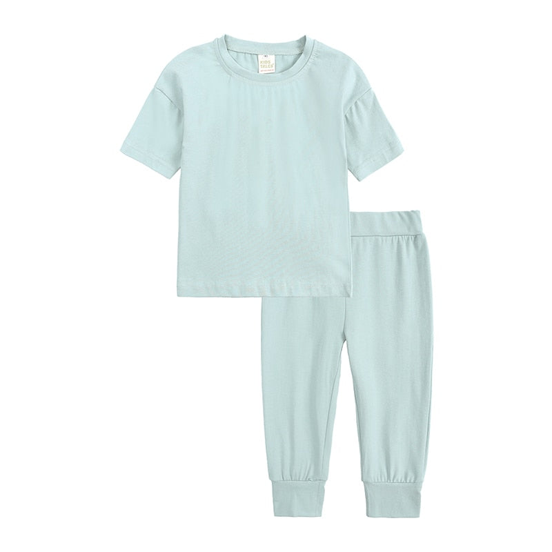 Cozy Kid Essential Boys/ Girls Breathable Pullover t-shirt +Pants 2pc set