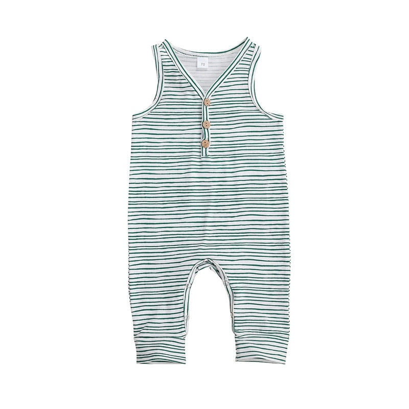 NEW! Baby Boys RomperToddler Sleeveless V-neck Rompers Jumpsuits Infant/ Baby