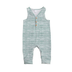 NEW! Baby Boys RomperToddler Sleeveless V-neck Rompers Jumpsuits Infant/ Baby