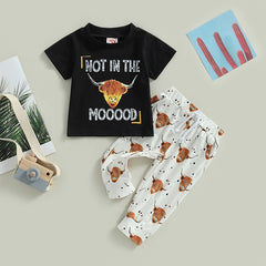 Summer Toddlers Kids short-sleeve Cattle Sets