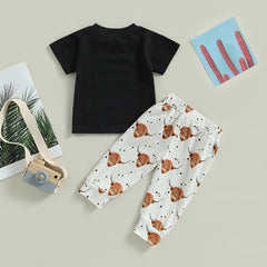 Summer Toddlers Kids short-sleeve Cattle Sets