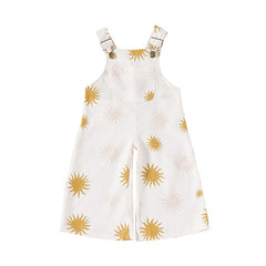 Summer Sun floral Girls Jumpsuits Suspender Pants