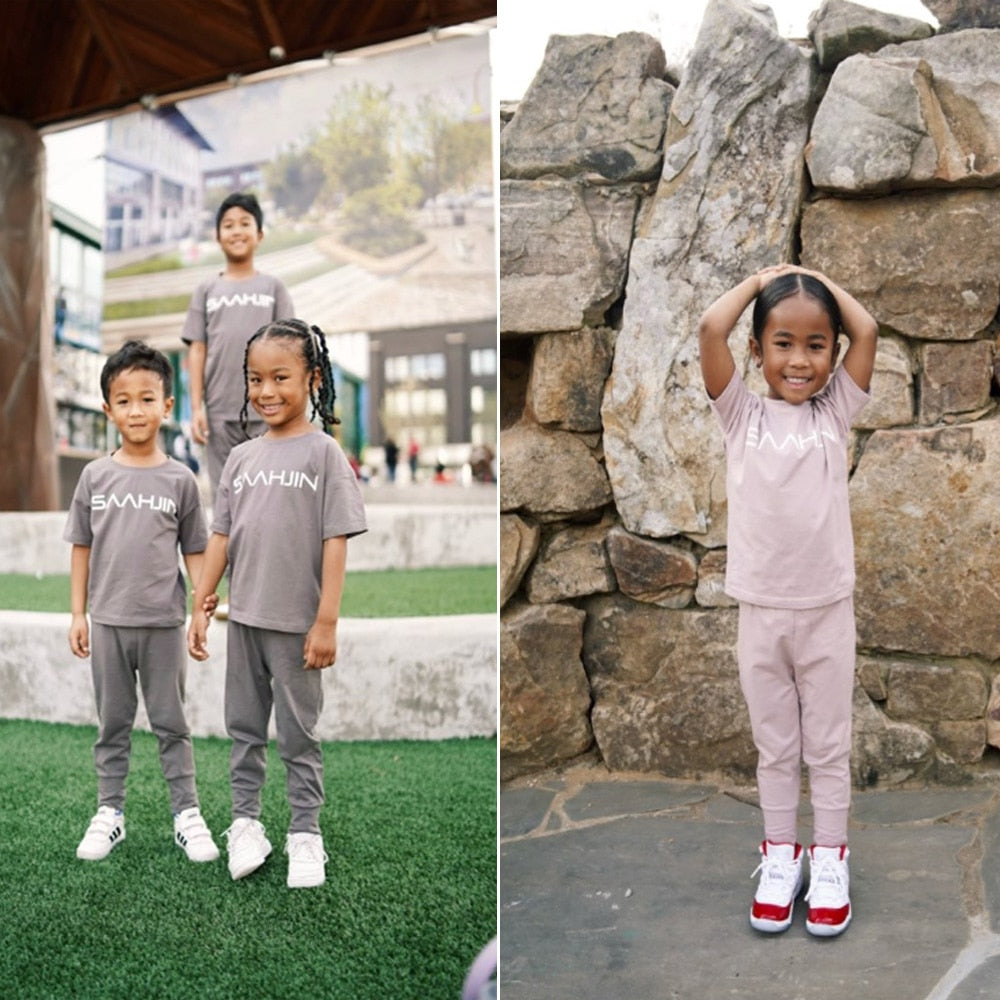 Cozy Kid Essential Boys/ Girls Breathable Pullover t-shirt +Pants 2pc set