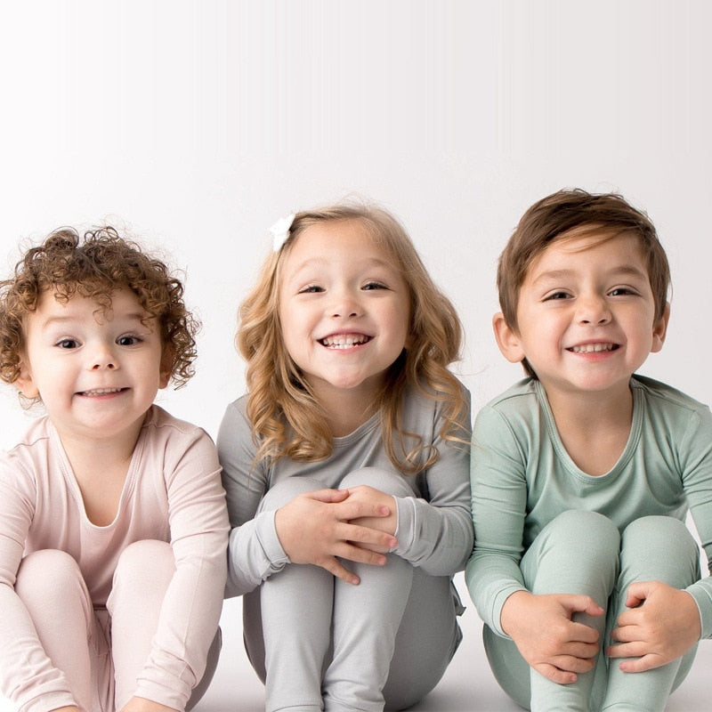Bamboo Fiber Toddler/Baby Breathable Long sleeve + Pant Pajama Sets