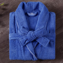 Children's Terry Bathrobe Boys Girls Cotton Thicken Towel Bath Robe Swimming Turn-up Collar Little Girl Robes Dressing Gown Kids