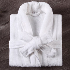 Children's Terry Bathrobe Boys Girls Cotton Thicken Towel Bath Robe Swimming Turn-up Collar Little Girl Robes Dressing Gown Kids