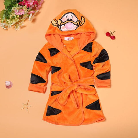 Plush Kids Robe 2021 Bathrobe Girl Mouse Soft Flannel Robe Pajamas Baby Kids Warm Clothes 2-6Y