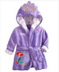 Flannel Cartoon Mouse & Friends pajama Bathrobe.