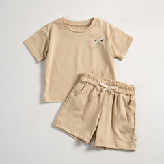 Summer Toddler Girls / Boys Casual Days Baby 2pc Short Sleeve T-shirt Shorts