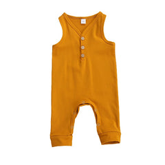 NEW! Baby Boys RomperToddler Sleeveless V-neck Rompers Jumpsuits Infant/ Baby