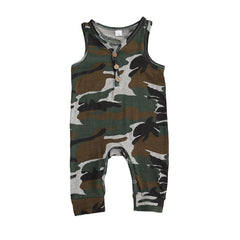 NEW! Baby Boys RomperToddler Sleeveless V-neck Rompers Jumpsuits Infant/ Baby