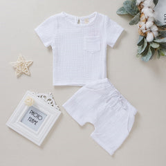 Cozy kids Cotton Linen Casual Short Sets