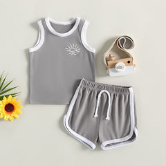 Summer Baby/Toddler Boys Sleeveless Sport Sets