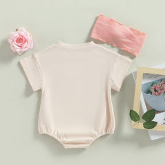 Lovely  Baby Girls  Butterfly Dreamer Romper Bodysuit + Headband