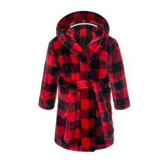 NEW Children's Hooded Flannel Bathrobe Boys/ Girls Patterns